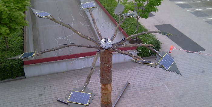 Solar Tree (Photo: DTU Elektro)